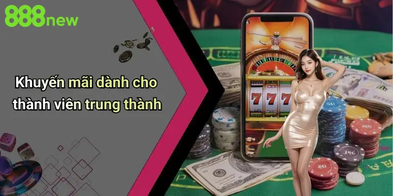 Khuyến mãi 888NEW 3 Khuyến mãi dành cho thành viên trung thành